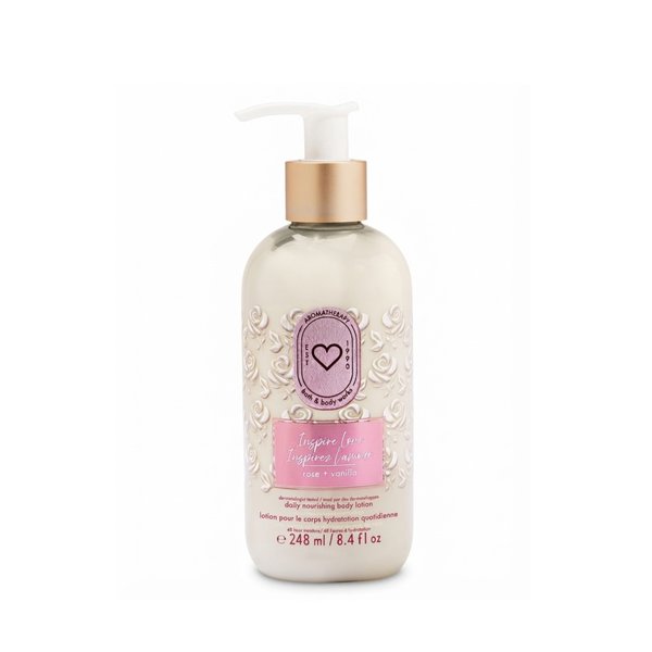 BATH & BODY WORKS Body Lotion 248ml - Rose + Vanilla  باث اند بادي ووركس لوشن مرطب للجسم