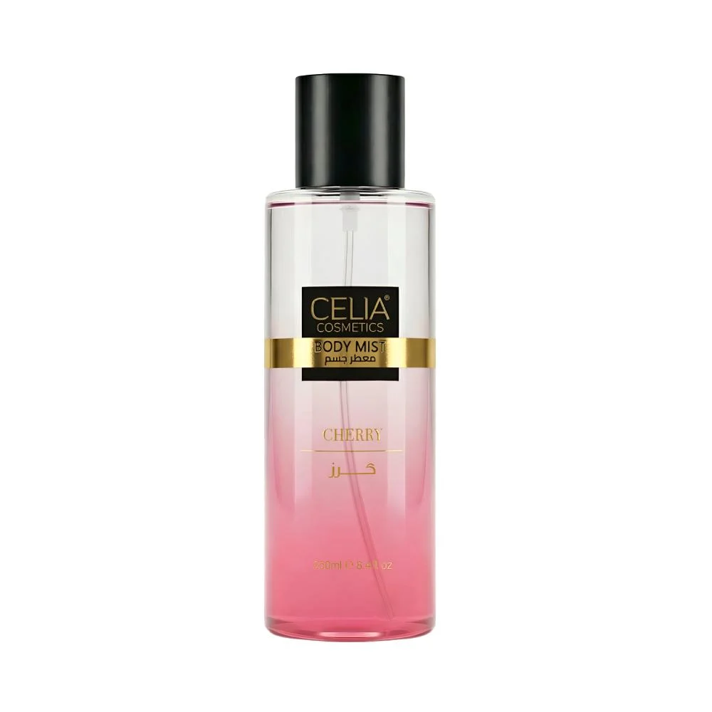CELIA COSMETICS BODY MIST CHERRY 250ml سيليا رذاذ معطر للجسم