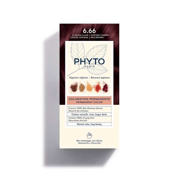 PHYTO PARIS COLORATION PERMANENTE فيتو صبغ للشعر تدرجات اللون النحاسي