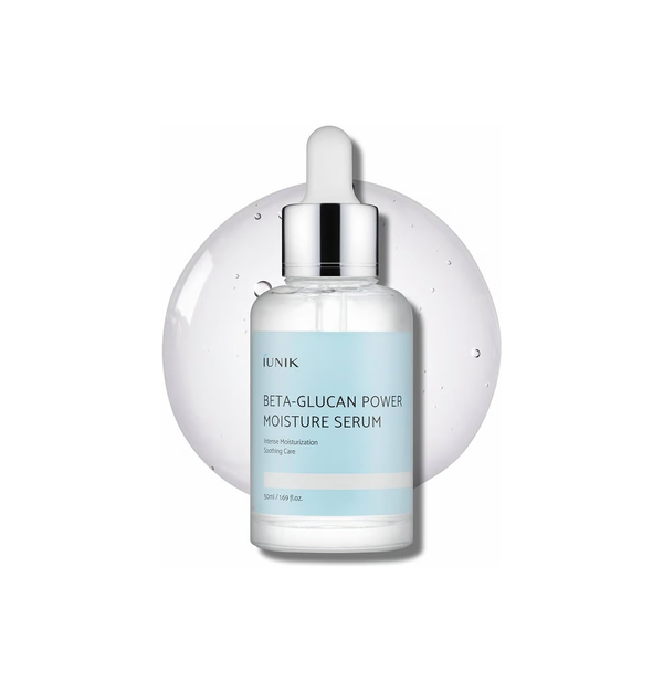 IUNIk Beta-Glucan Power Moisture Serum 50ml ايونيك سيروم يرطب البشرة، يقوي حاجزها، ويهدئ الحساسية