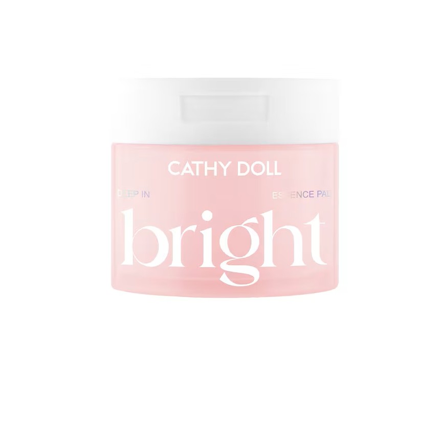 CATHY DOLL Deep In Bright Essence Pad 60 Pads كاثي دول بادات منعشة للبشرة الباهتة، تساعد على التفتيح وتوحيد اللون والترطيب
