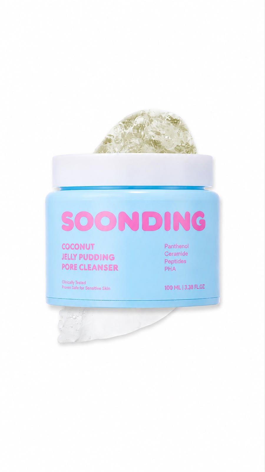 SOONDING COCONUT JELLY PUDDING CLEANSER 100ML سون دينغ منظف للبشرة بخلاصة جوز الهند
