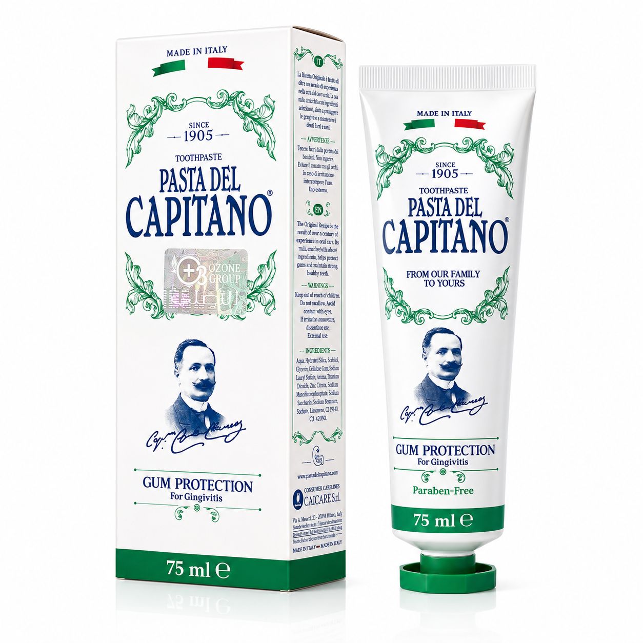CAPITANO Gum Protection For Gingivitis Toothpaste 75ml كابيتانو معجون اسنان