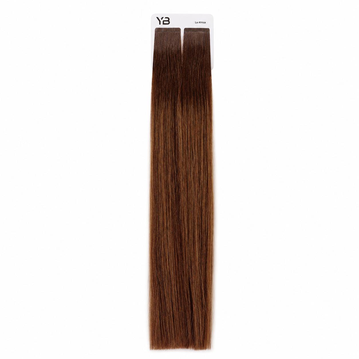 YOUMI BEAUTY La Africa– Tape-In Hair Extensionl يومي بيوتي اكستينشن للشعر بدرجة الاشقر الداكن