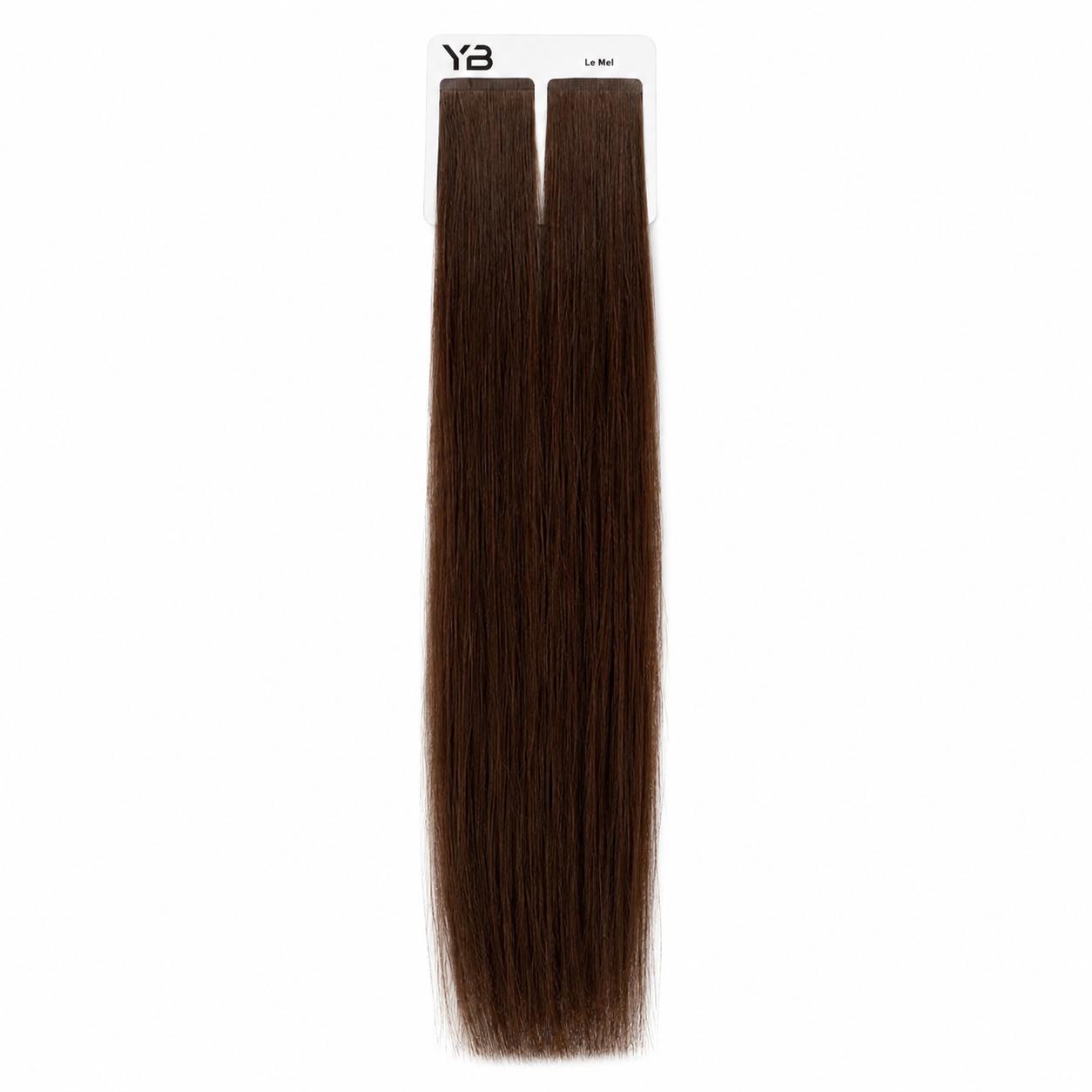 YOUMI BEAUTY La Mel – Tape-In Hair Extension - New يومي بيوتي اكستينشن للشعر بدرجة البني الكراميلي