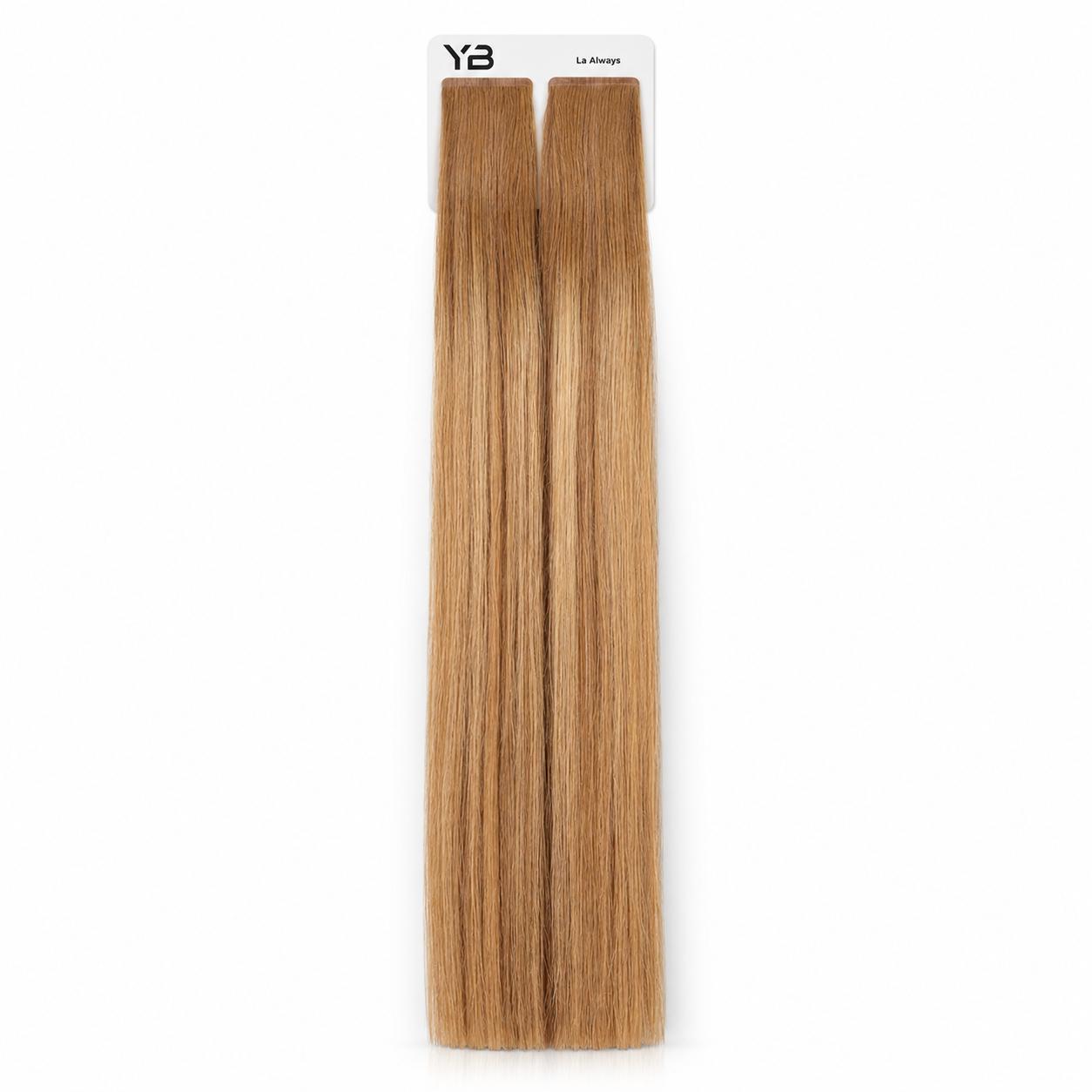 YOUMI BEAUTY - La Always Tape-In Hair Extension - New يومي بيوتي اكستينشن للشعر بدرجة البني الفاتح