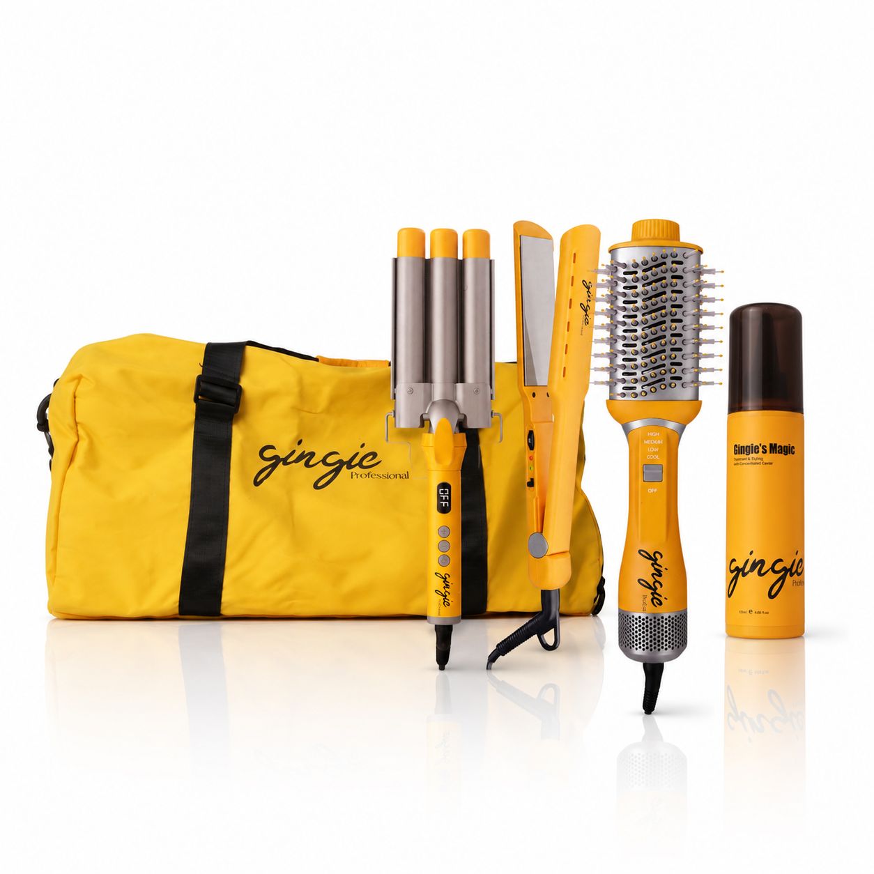 GINGIE BRID HAIR COLLECTION OFFER چنچي مجموعة العروسة بحقيبة أنيقة للشعر
