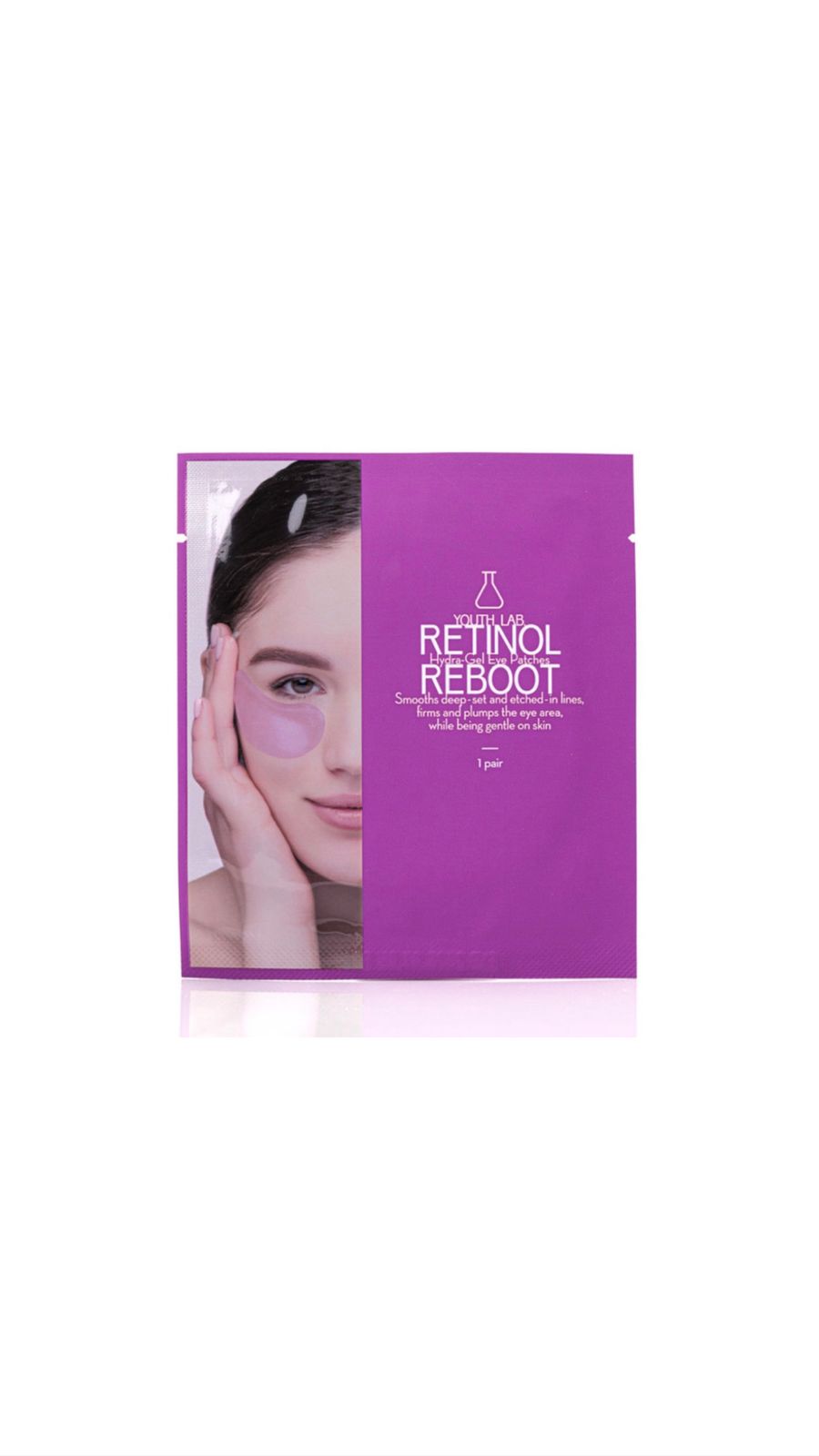 YOUTH LAB RETINOL REBOOT HYDRA-GEL EYE PATCHES - 1 pair يوث لاب لصقات للعناية بمنطقة حول العينين