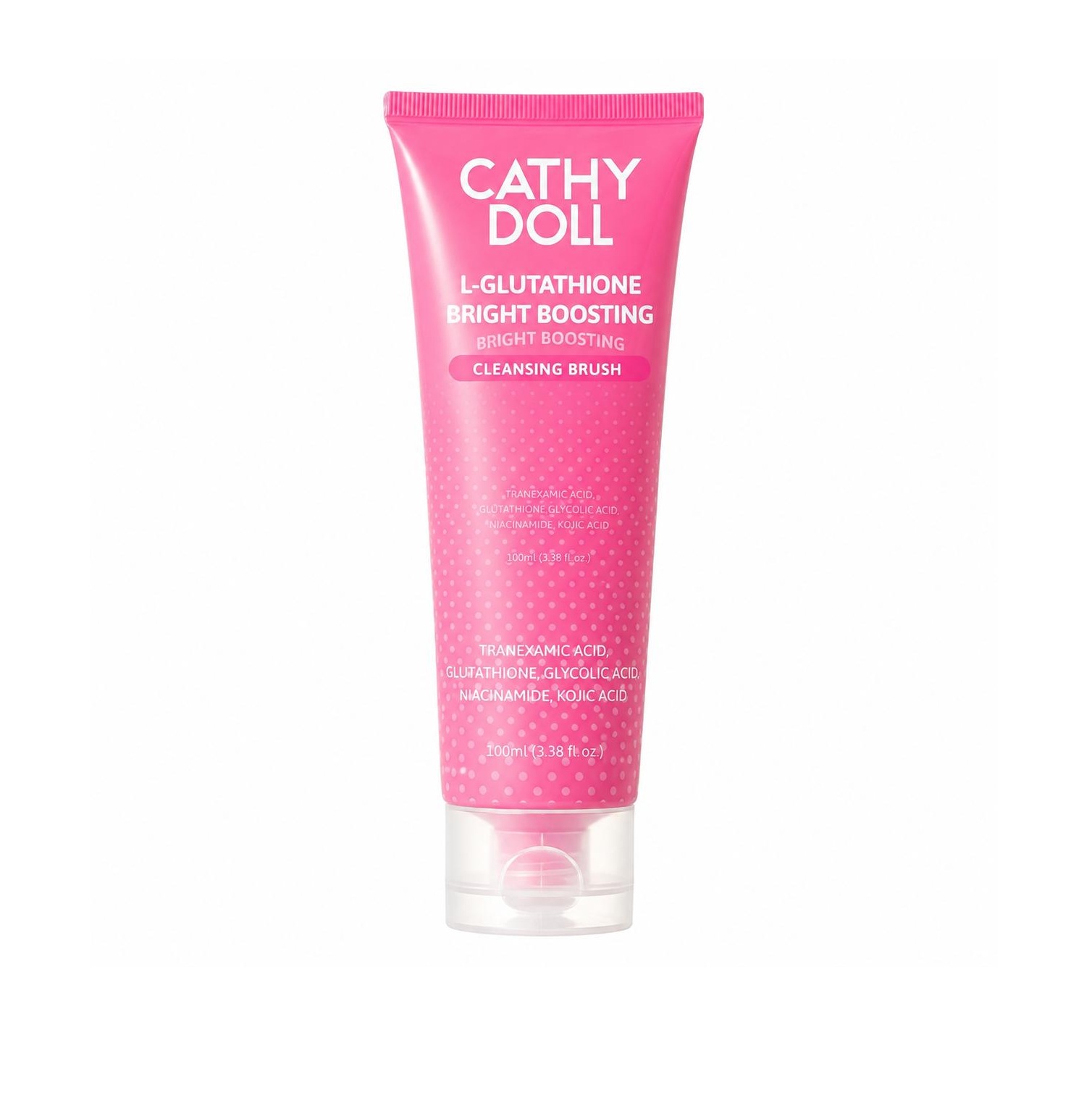 CATHY DOLL L-Glutathione Bright Boosting Cleansing Brush 100ml كاثي دول غسول يجمع بين التنظيف الفعّال والعناية بالبشرة في خطوة واحدة
