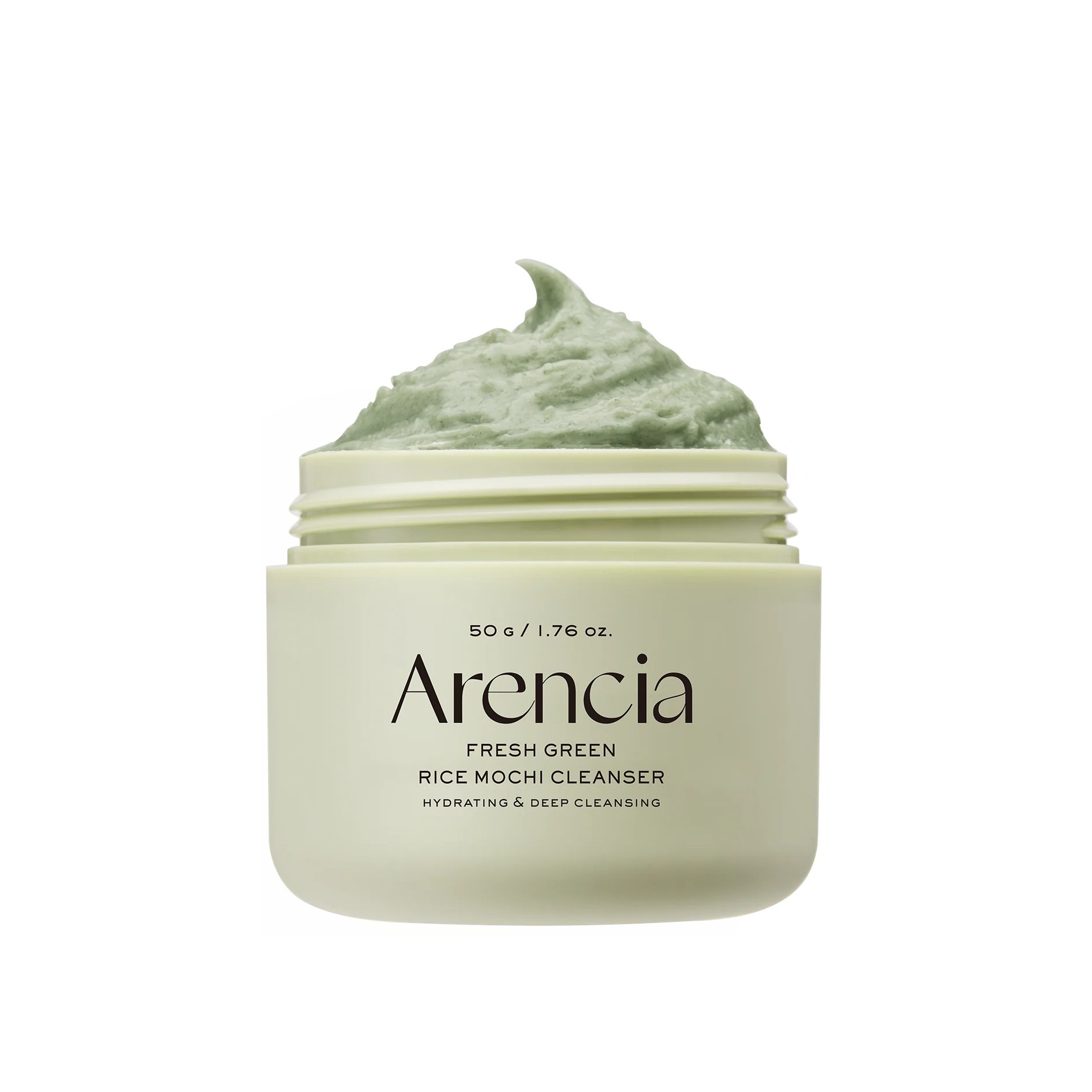 ARENCIA Fresh Green Rice Mochi Cleanser Deep Pore Cleansing 120g  ارينسيا غسول رغوي لطيف ومنقٍ للبشرة