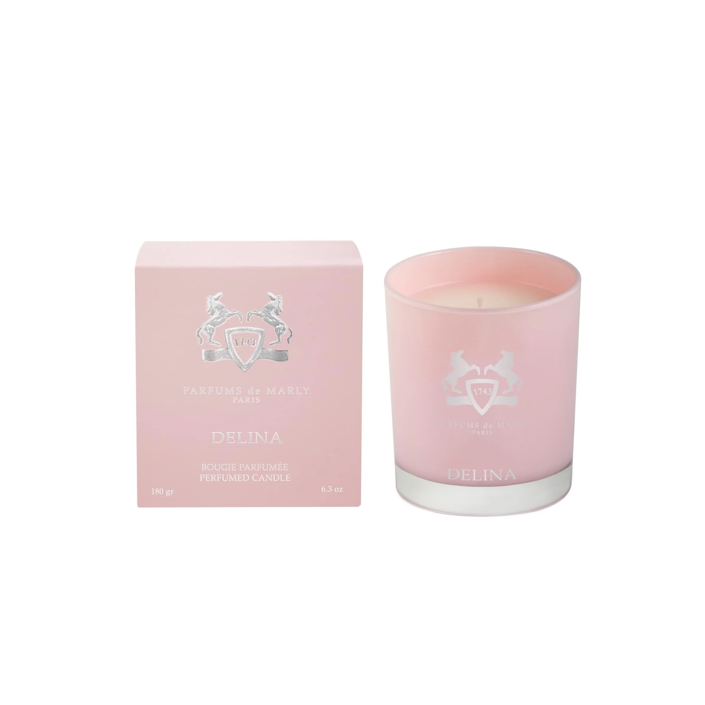 PARFUMS DE MARLY Delina Perfumed Candle 180gr دي مارلي شمعة عطرية