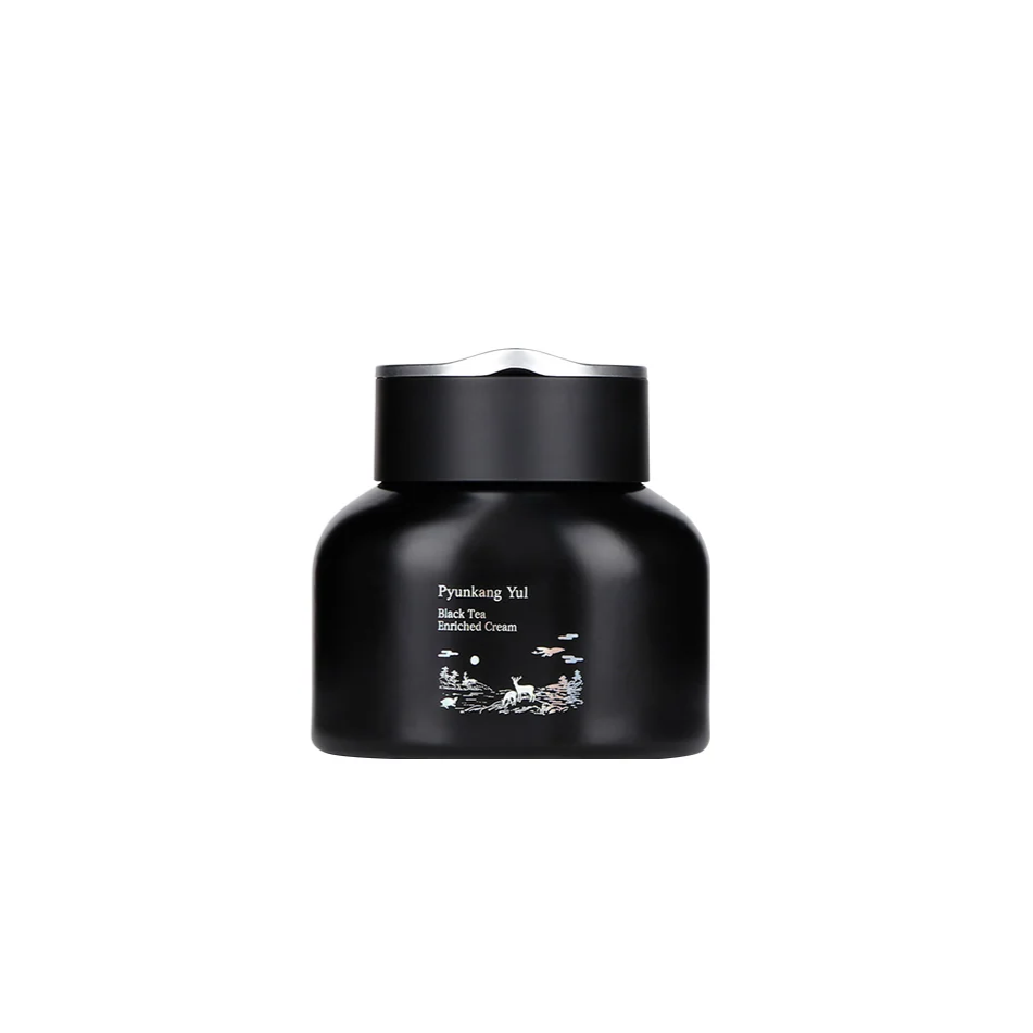 PYUNKANG YUL Black Tea Enriched Cream 60ml  بيون كانغ يول كريم الشاي الاسود يرطب ويحسن مظهر الخطوط الدقيقة والتجاعيد