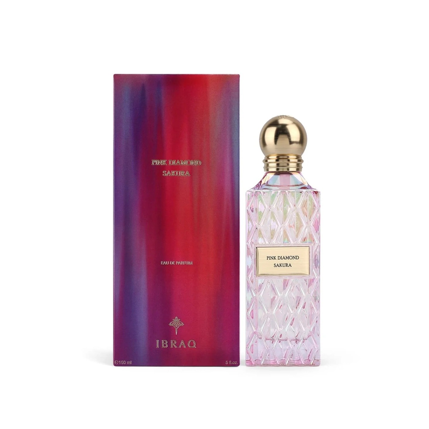 IBRAQ Pink Diamond Sakura Eau De Parfum for women 150ml  ابراق عطر للنساء