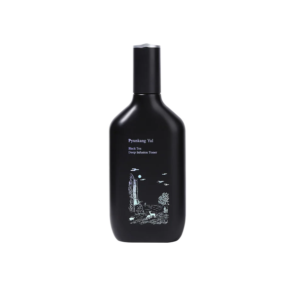 PYUNKANG YUL Black Tea Deep Infusion Toner 130ml  بيون كانغ يول تونر الشاي الاسود يرطب ويحسن مظهر الخطوط الدقيقة والتجاعيد