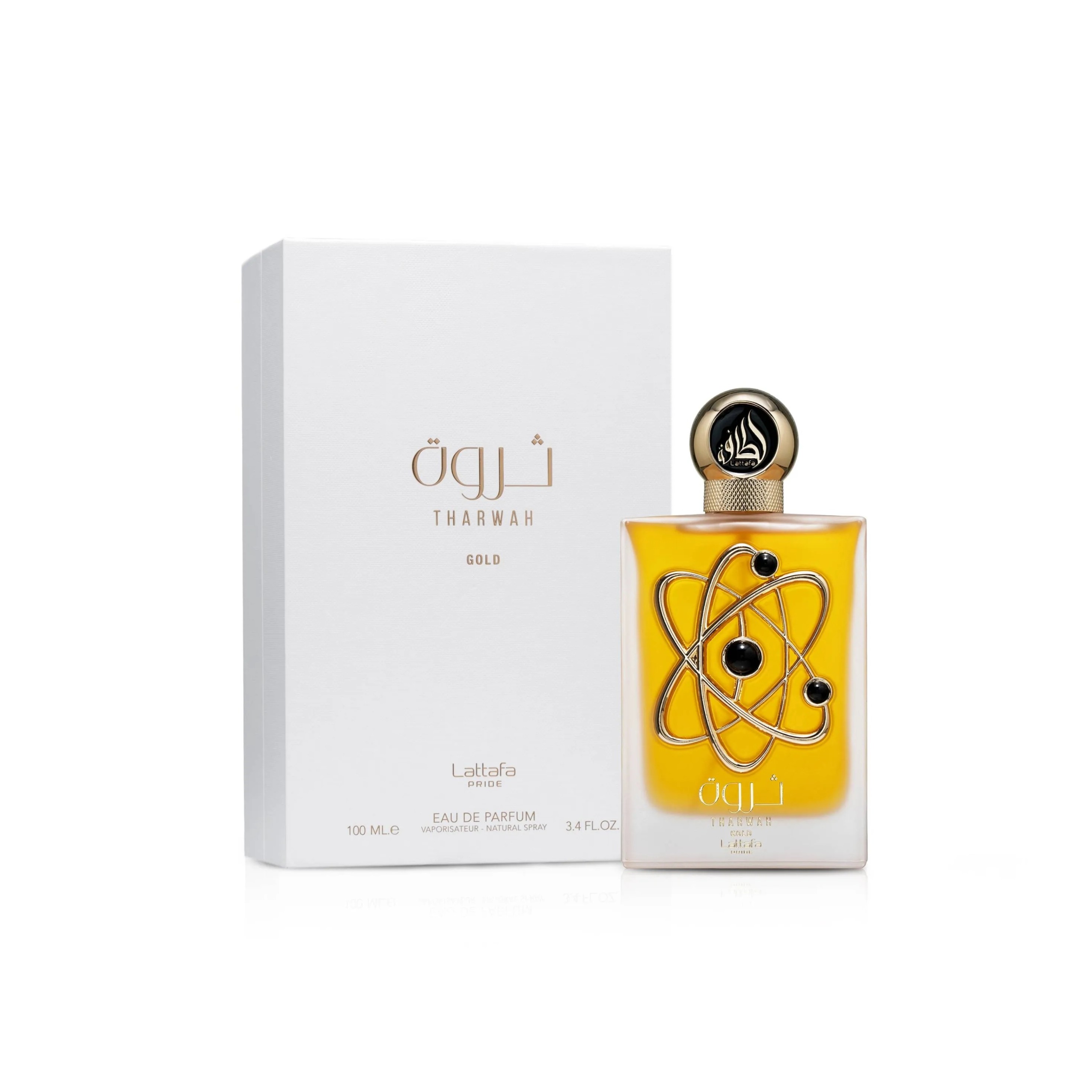 LATTAFA Tharwah Gold Eau De Parfum for Women 100ml  لطافة عطر ثروة للنساء