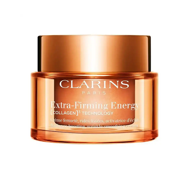 CLARINS Extra-Firming Energy Collagen Technology Radiance Boosting Wrinkle smoothing cream 50ml كلارنس كريم يرطب البشرة ويعزز تماسكها وإشراقتها