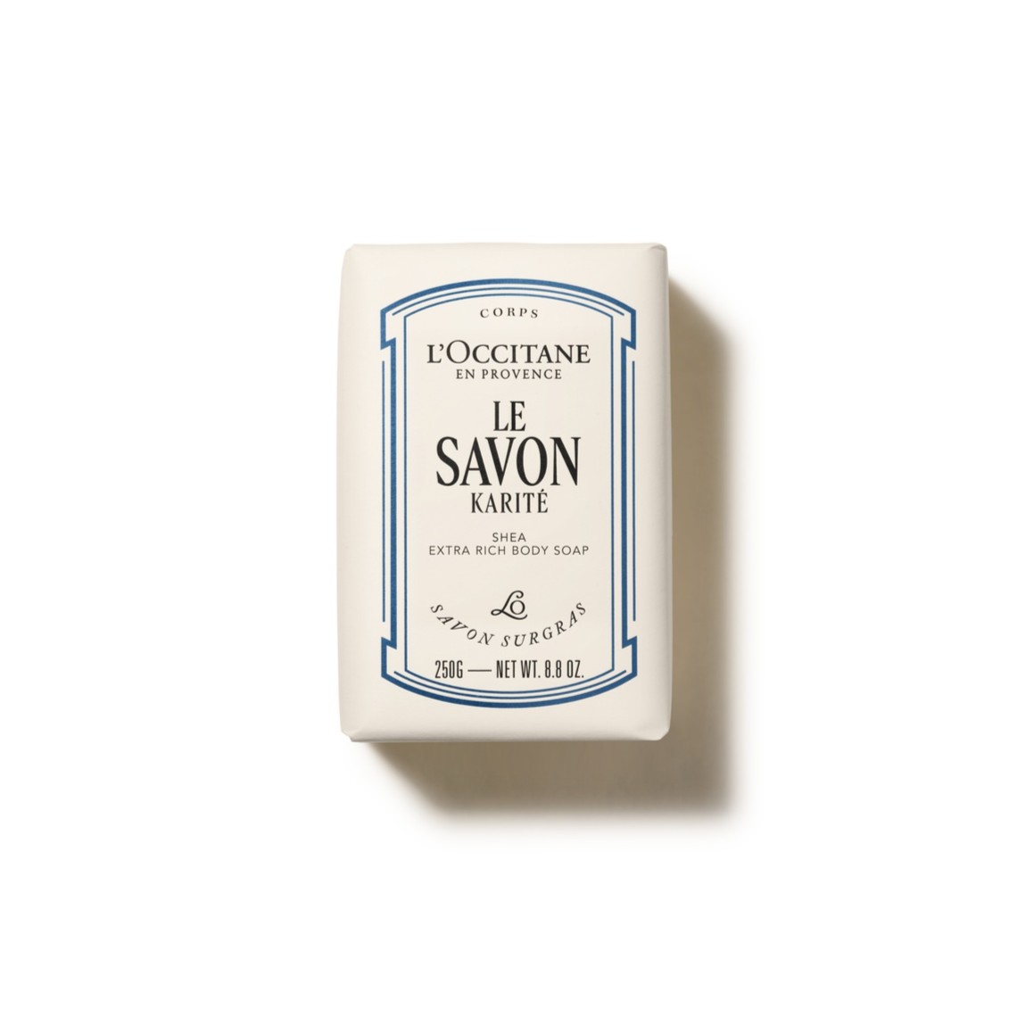 L'OCCITANE Le Savon Karite Shea Extra Rich Body Soap 250g  لوكسيتان صابون جسم غني بزبدة الشيا تمنحه نعومه وراحة