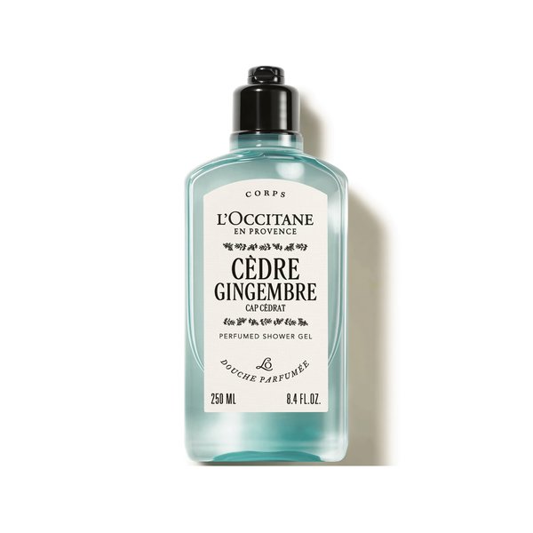 L'OCCITANE Cédre Gingembre Shower Gel 250ml - Cap Cedrat  لوكسيتان جل استحمام معطر بتركيبة تجمع بين النضارة والحيوية