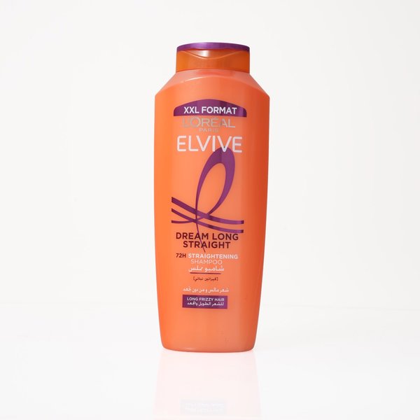 L'OREAL PARIS ELVIVE DREAM LONG STRAIGHT 72H STRAIGHTENING SHAMPOO 600ml لوريال شامبو للشعر المجعد
