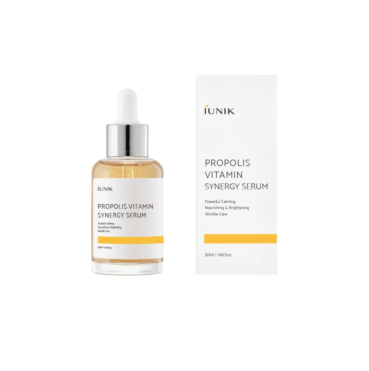 IUNIk Propolis Vitamin Synergy Serum 50ml ايونيك سيروم يهدئ البشرة، يقلل البقع، ويرطبها