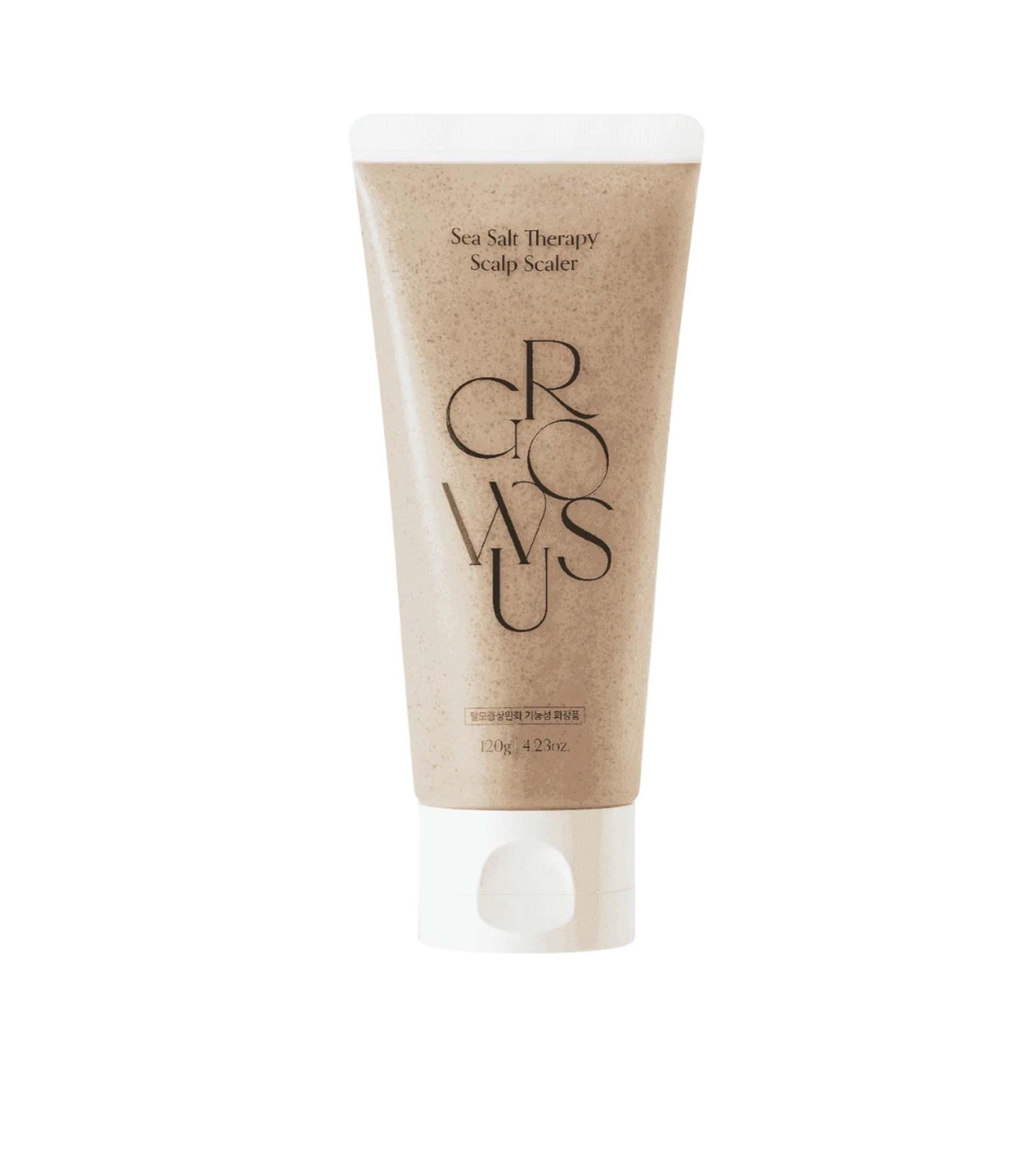 GROWUS SEA SALT THERAPY SCALP SCALER 120g  جرووس مقشر ومجدد للفروة بخلاصة ملح البحر
