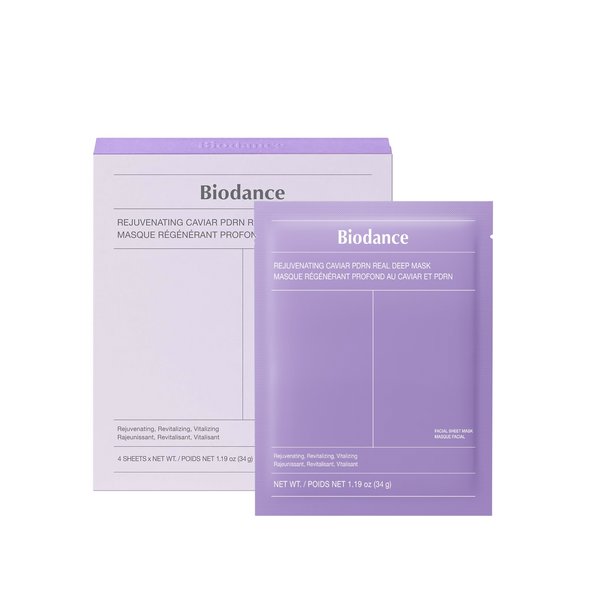 BIODANCE Caviar PDRN Real Deep Mask (4 Pack)  بايودانس ماسك مرطب بعمق للبشرة غني بخلاصة الكافيار