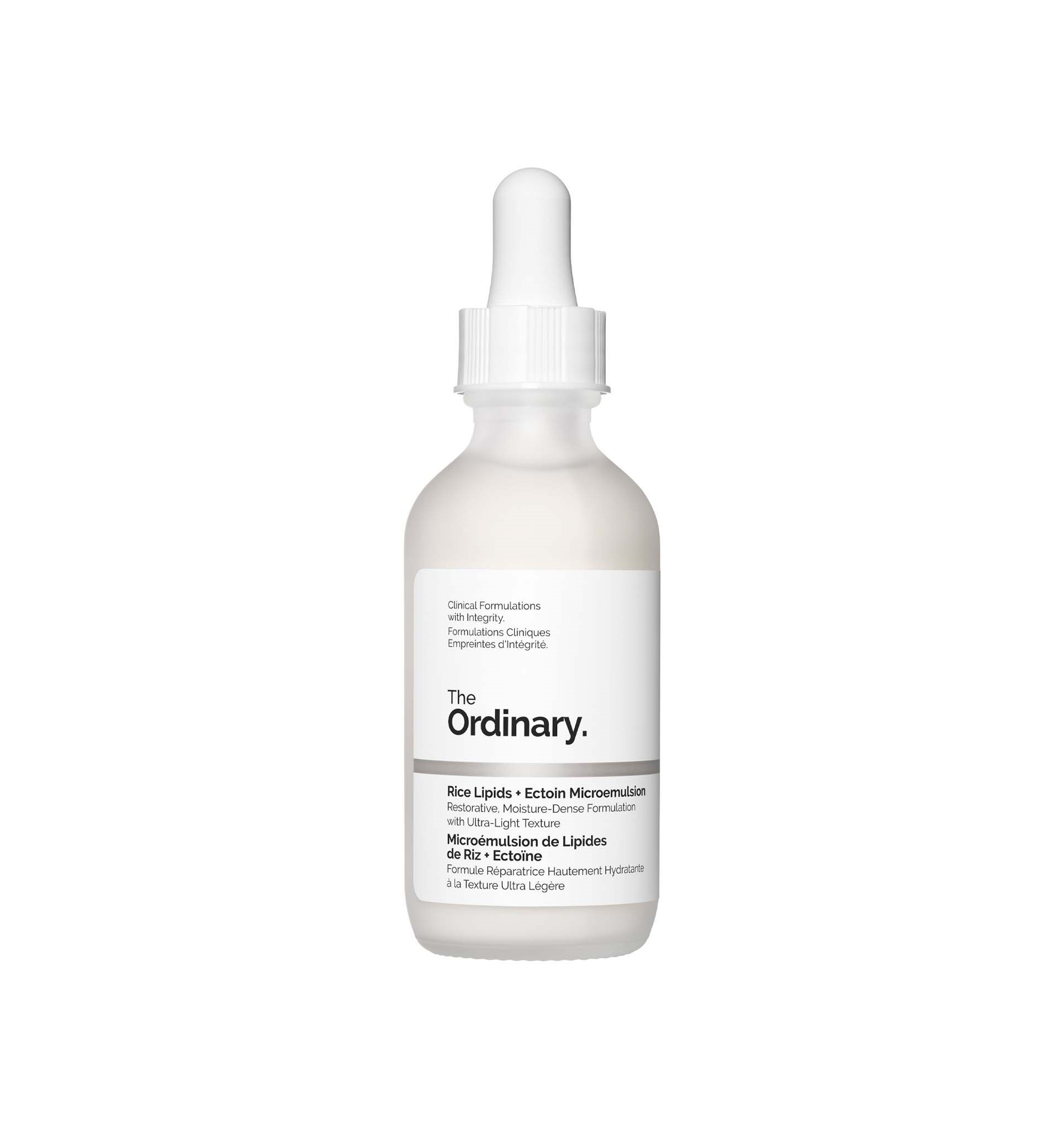 THE ORDINARY Rice Lipids + Ectoin Microemulsion 60ml ذا اوردنيري سيروم مرطب بخفة فائقة يرطب البشرة 24 ساعة
