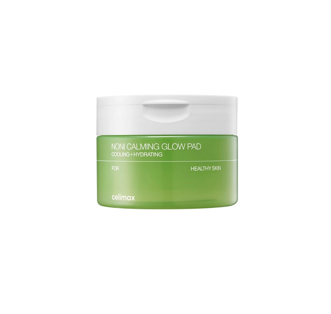 CELIMAX Noni Calming Glow Pad For Healthy Skin 160ml 50 pads سيليماكس بادات تونر مرطبة لتهدئة البشرة وترطيبها ومنحها إشراقة ندية