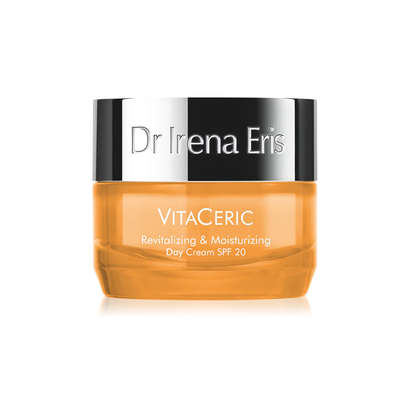 DR IRENA ERIS Patened Antiox-Formula VitaCeric Revitalizing & Moisturizing Day Cream spf 20 50ml دكتور ايرينا ايرس كريم نهاري مضاد للشيخوخة يمنح ترطيبا و اشراقة