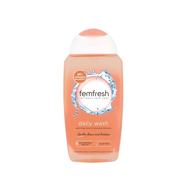 FEMFRESH Daily Intimate Wash 250ml  فيم فريش غسول لطيف يومي للمناطق الحساسة