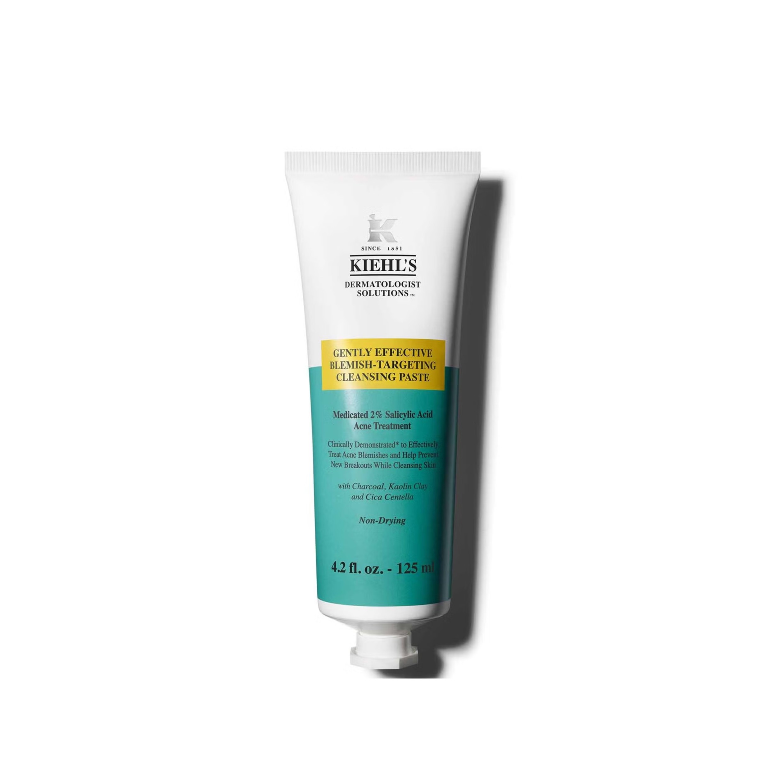 KIEHL'S Gently-Effective Blemish Treating Cleansing Paste 125ml غسول ينظف بعمق ويمتص الزيوت للبشرة المعرضة للحبوب