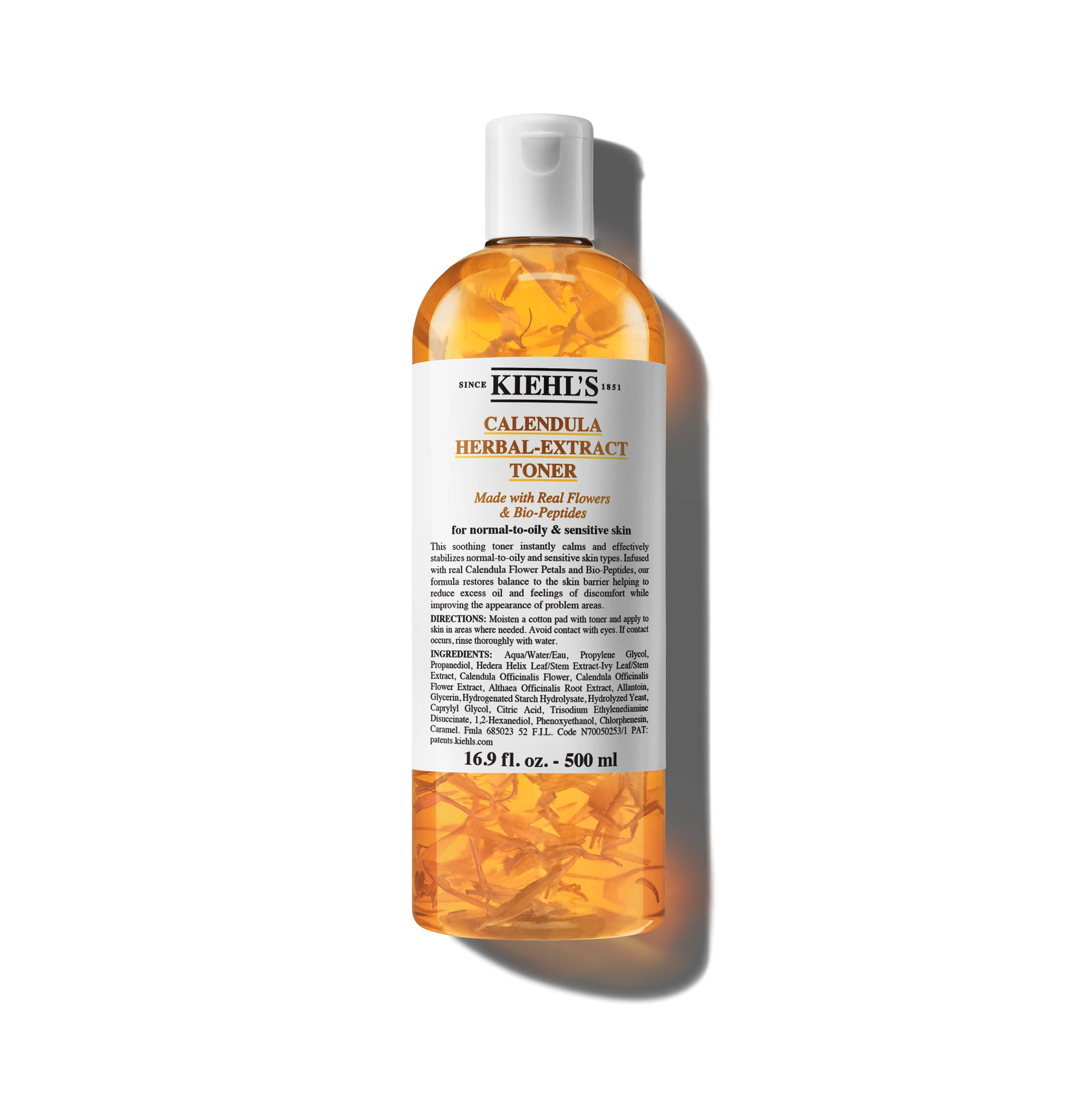 KIEHL’S Calendula Herbal-Extract Toner 250ml كيلز تونر يهدئ البشرة ويقلل الاحمرار والزيوت
