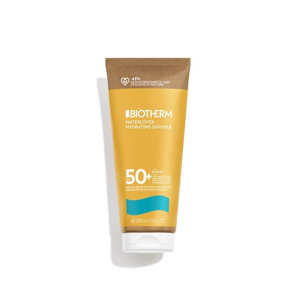 BIOTHERM Waterlover Hydrating Sun Milk SPF 50 200ml  بايوثيرم واقي من اشعة الشمس حليبي مرطب للبشرة