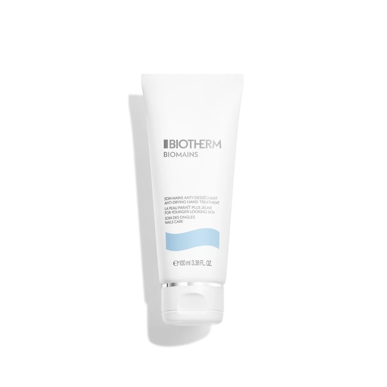 BIOTHERM Biomains Age-Delaying hand & nails treatment 100ml بايوثيرم كريم مرطب لليدين والأظافر يعزز النعومة ويكافح علامات التقدم في السن