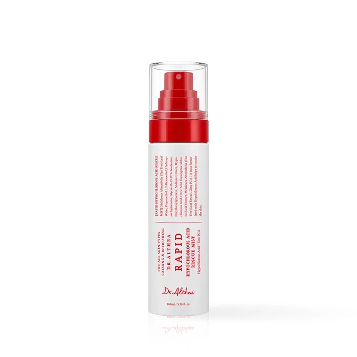 DR.ALTHEA Rapid Hypochlorous Acid Rescue Mist 100ml دكتور الثيا رذاذ خفيف يهدئ البشرة الحساسة وينعشها