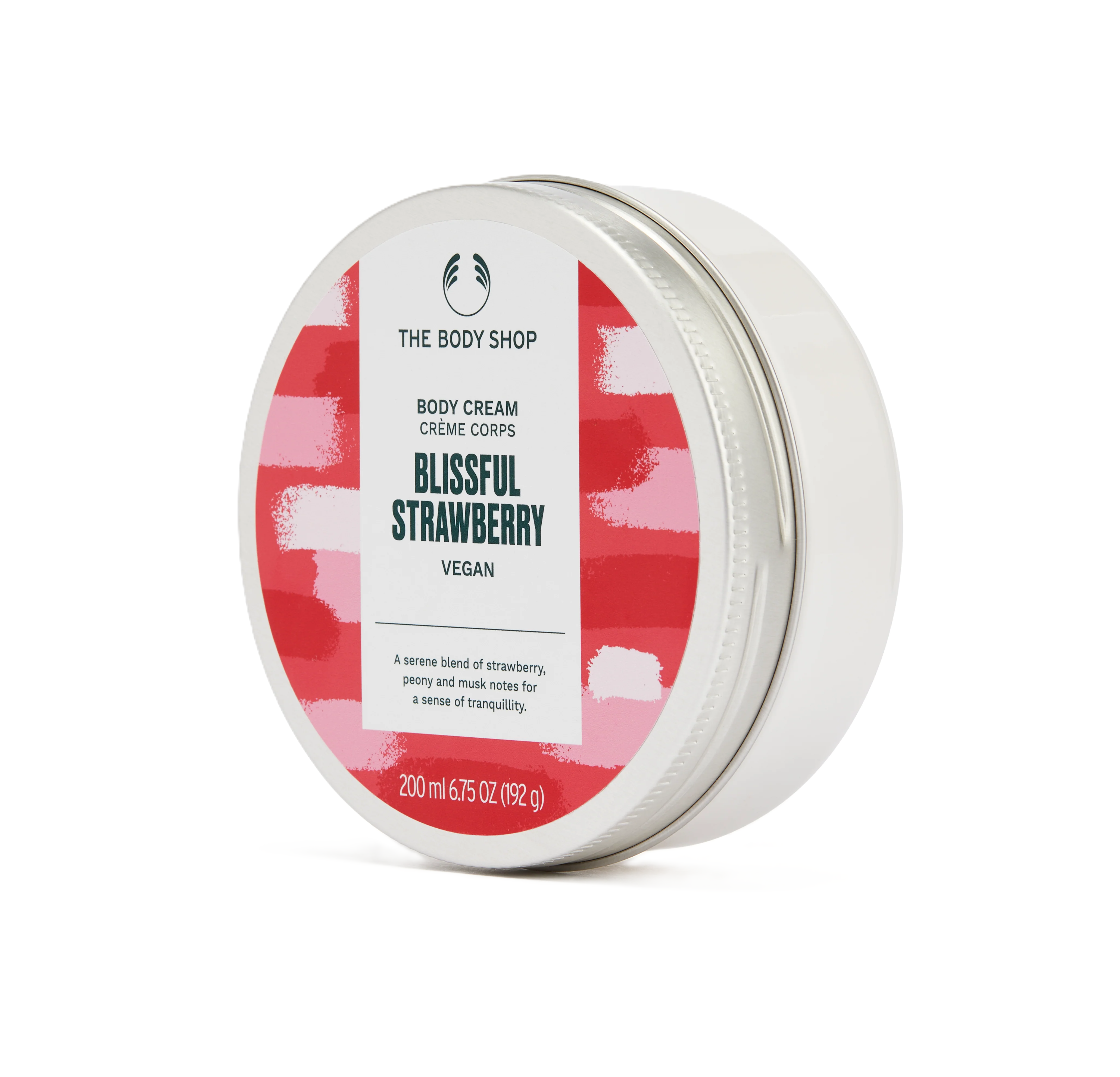 THE BODY SHOP Blissful Strawberry Body Cream 200ml ذا بدي شوب مرطب كريم للجسم يرطب و ينعم البشرة برائحة الفراولة