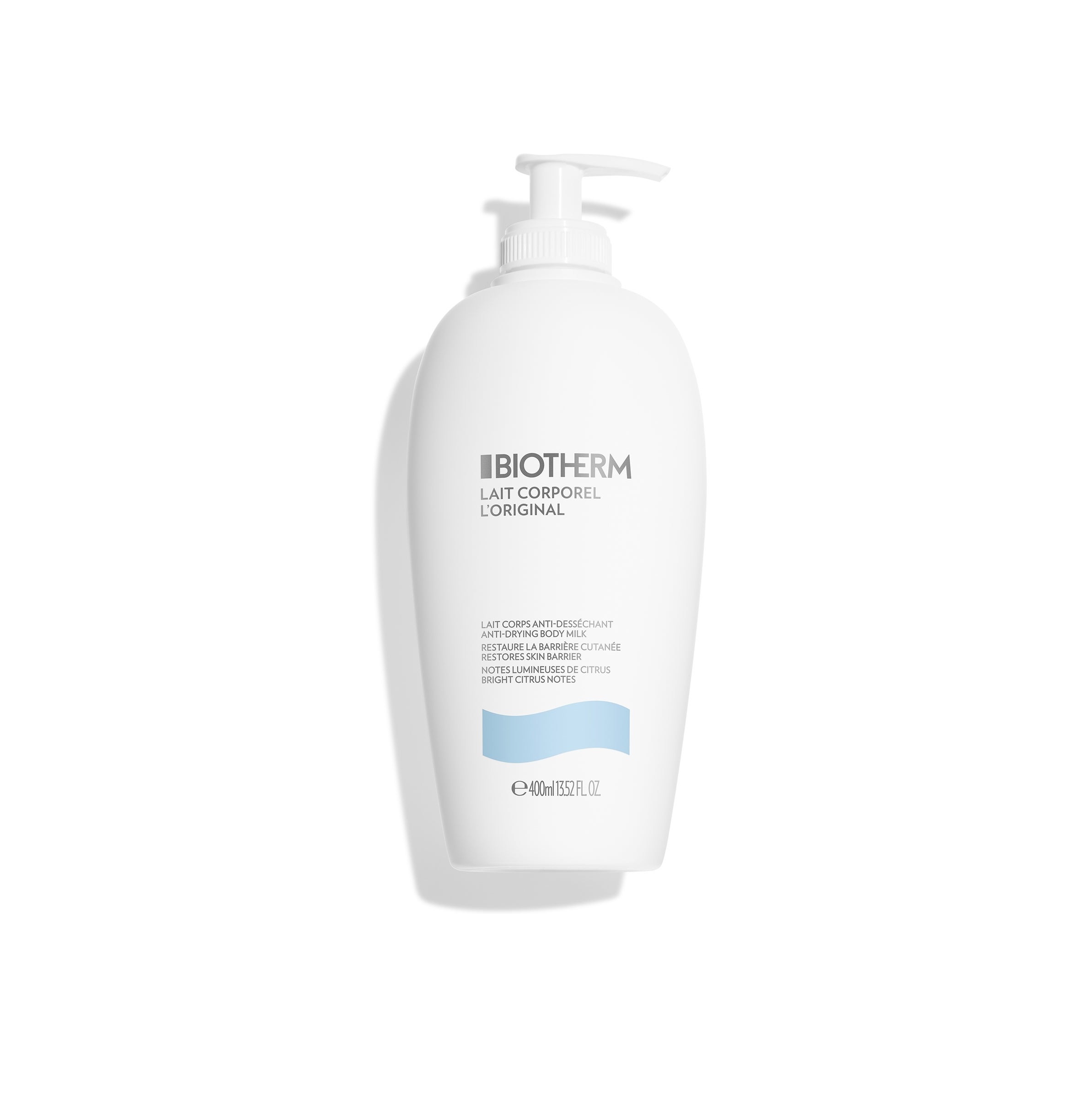 BIOTHERM Anti-Drying Body Milk 400ml بايو ثيرم لوشن جسم مرطب يمنح البشرة الجافة ترطيبًا يدوم 48 ساعة