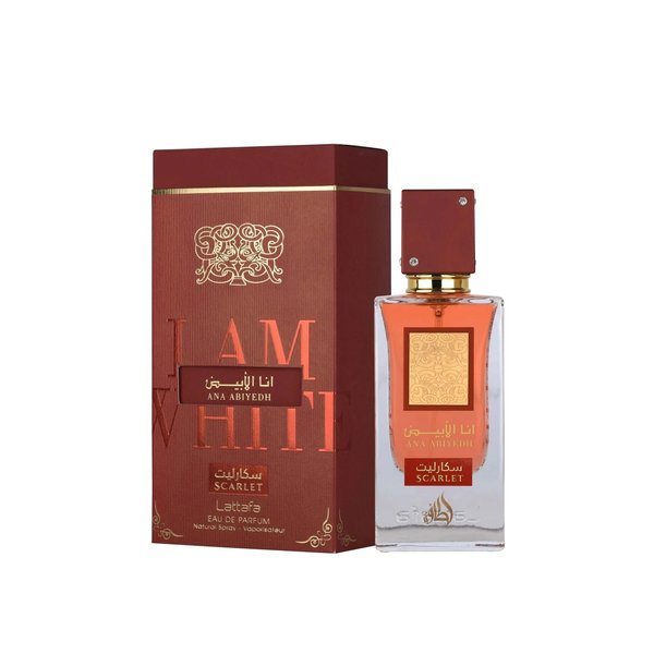 LATTAFA Ana Abiyedh Scarlet Eau de Parfum for Women 60 ml  لطافة عطر انا الابيض سكارليت للنساء