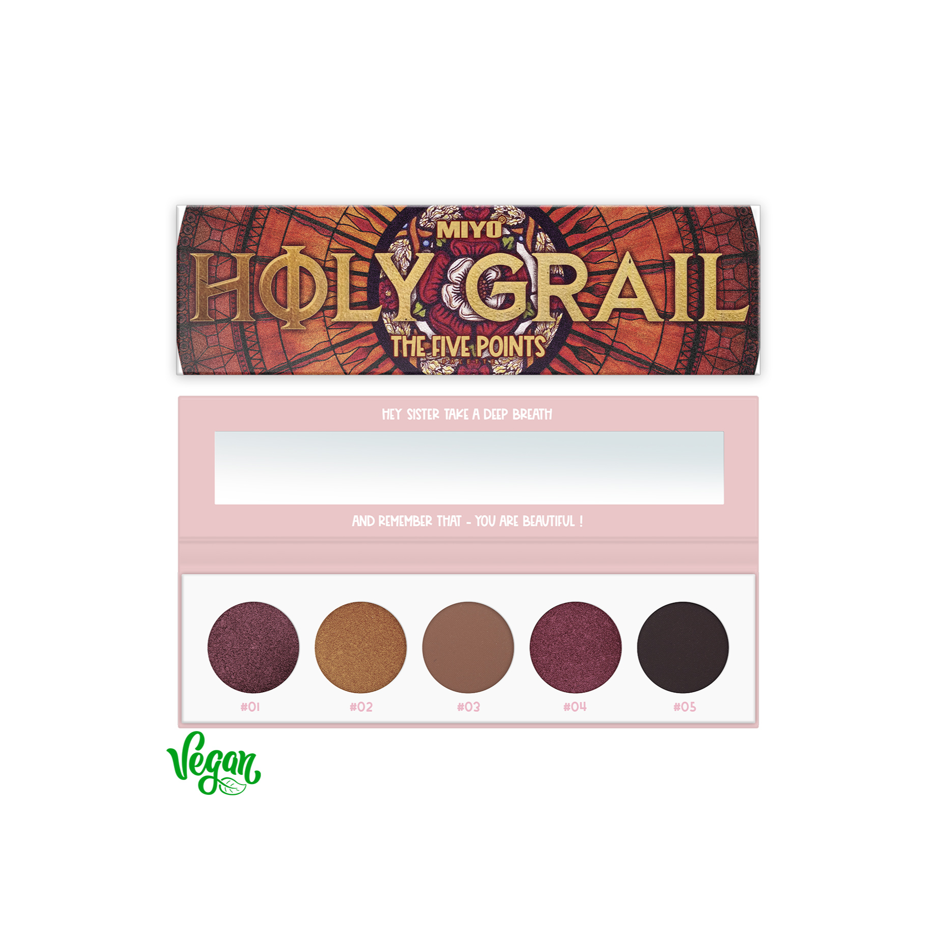 MIYO FIVE POINTS PALETTE - 15 Holy Grail ميو باليت ظلال العيون