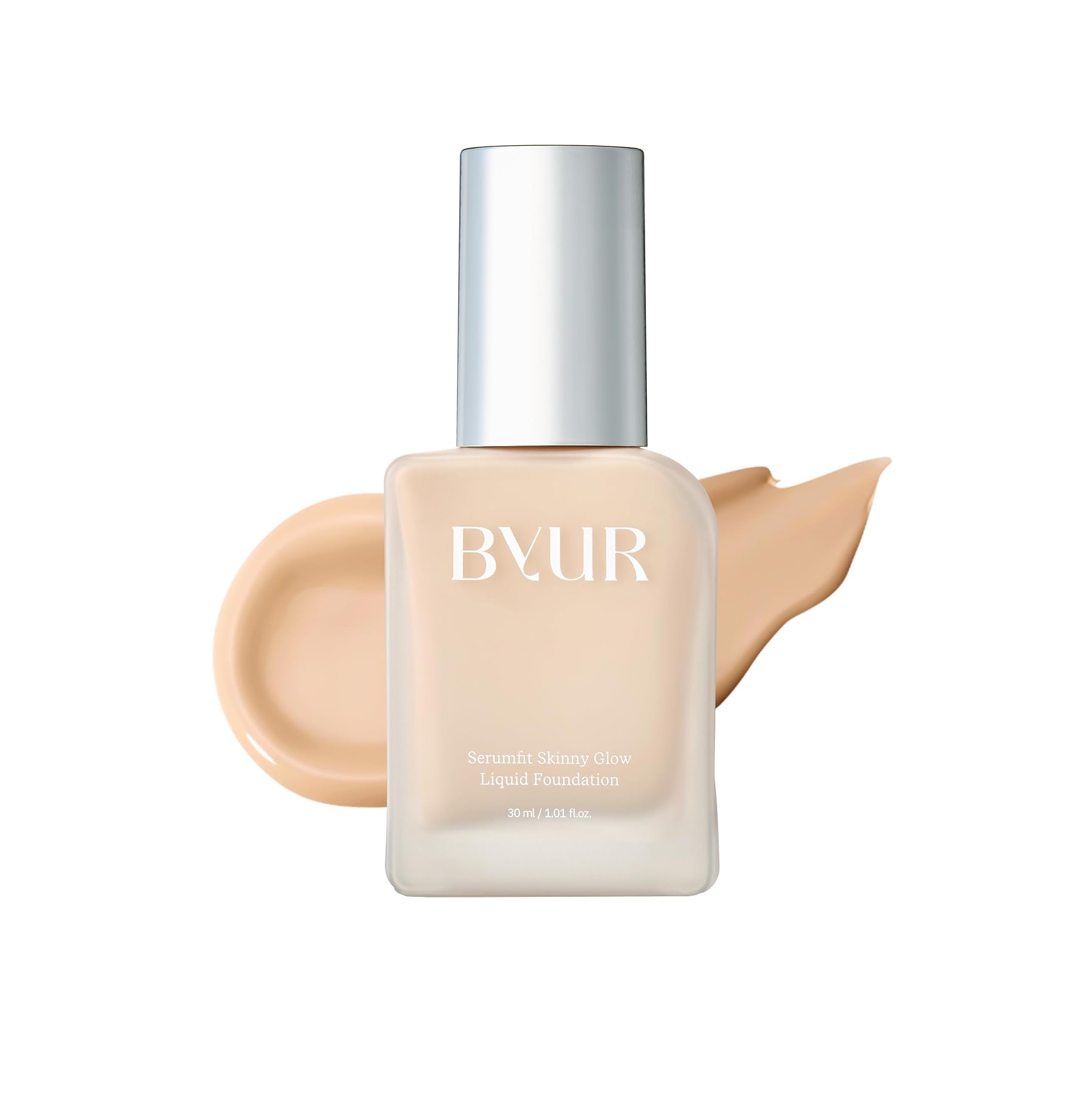BYUR Serumfit Skinny Glow Liquid Foundation 30ml بايور كريم أساس سائل