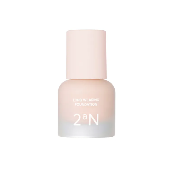 2aN Long Wearing Foundation 15ML كريم أساس خفيف يوفر تغطية متوسطة وحماية من اشعة الشمس 