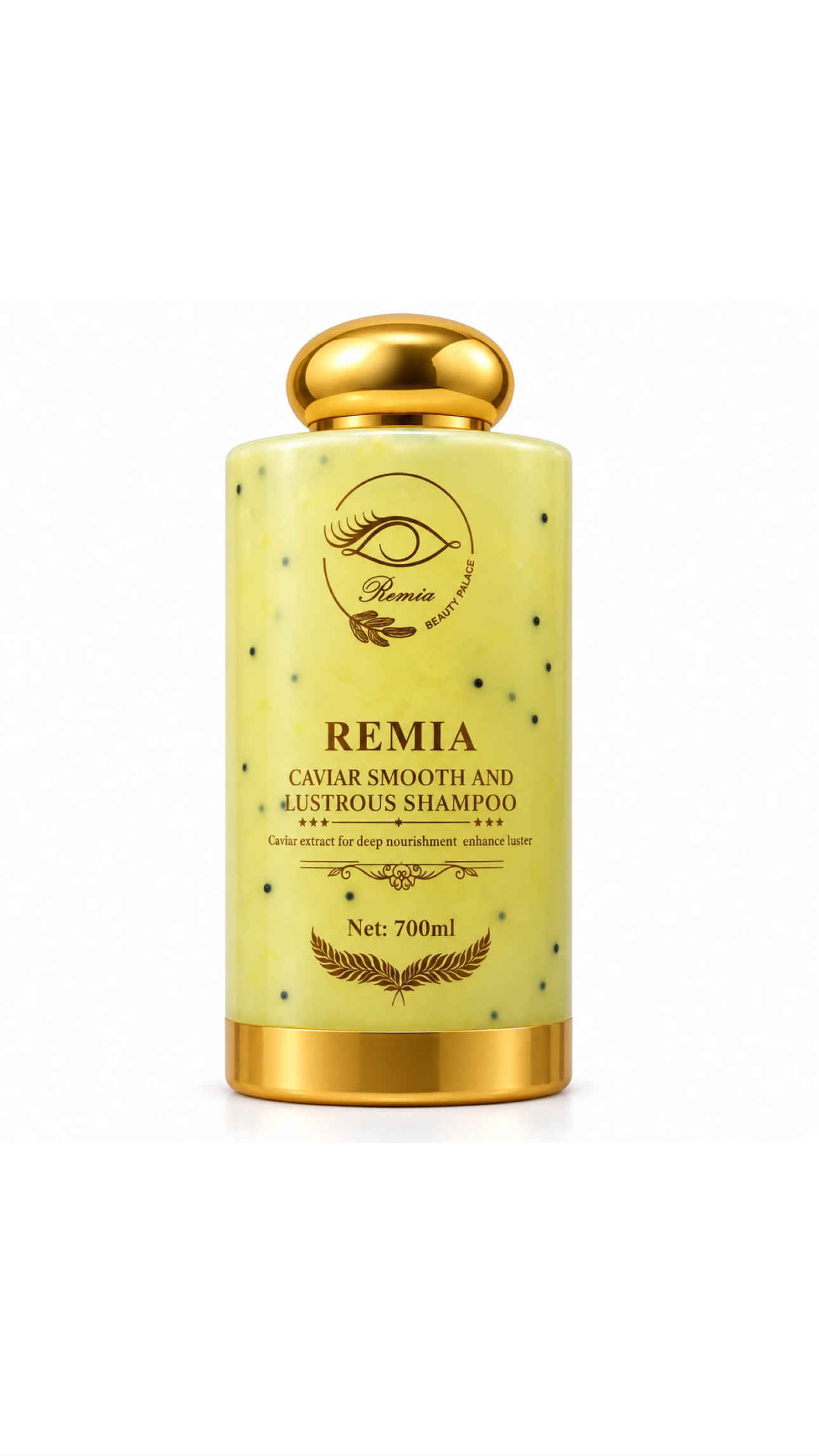 REMIA CAVIAR SMOOTH AND LUSTROUS SHAMPOO 700ml ريميا شامبو للشعر بخلاصة الكاڤيار 
