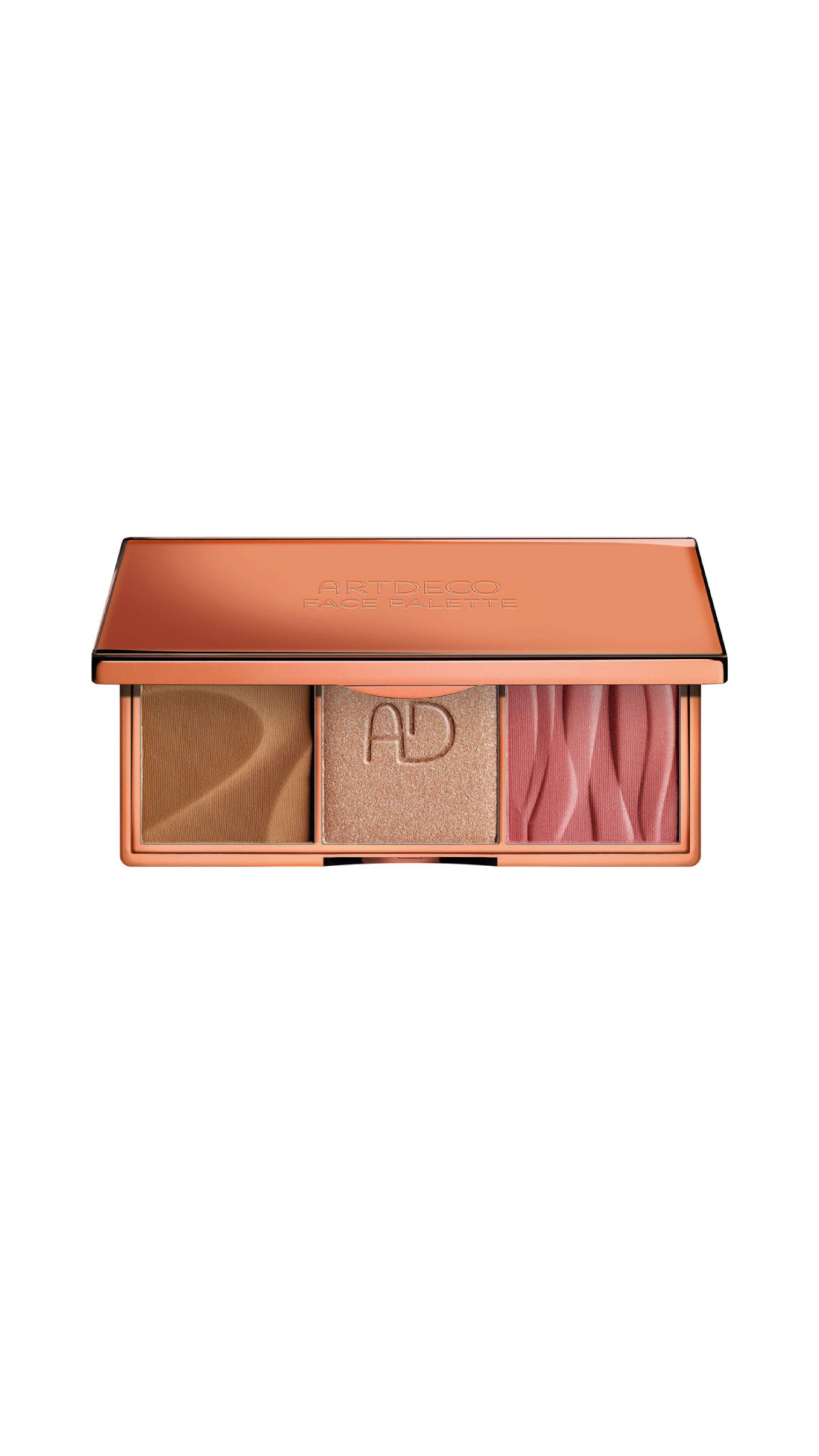 ARTDECO FACE PALETTE BRONZER ، HIGHLIGHTER ، BLUSH أرتديكو باليت مكياج الوجه المتكامل (برونزر،احمر خدود،هايلايتر)