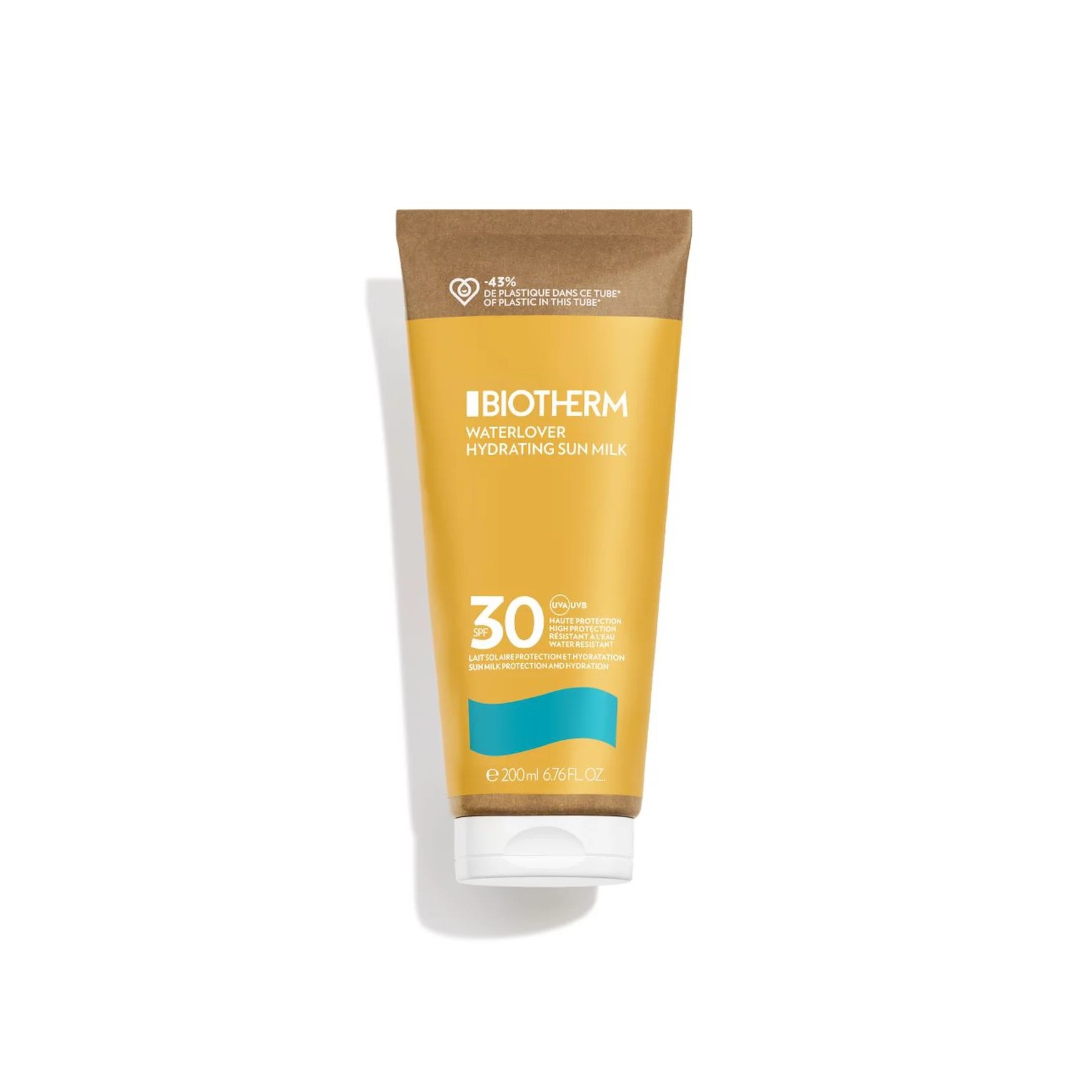 BIOTHERM Waterlover Hydrating Sun Milk SPF 30 200ml بايوثيرم واقي من اشعة الشمس حليبي مرطب للبشرة