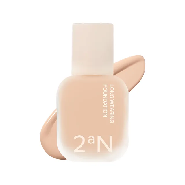 2aN Long Wearing Foundation 30ML كريم أساس خفيف يوفر تغطية متوسطة وحماية من اشعة الشمس