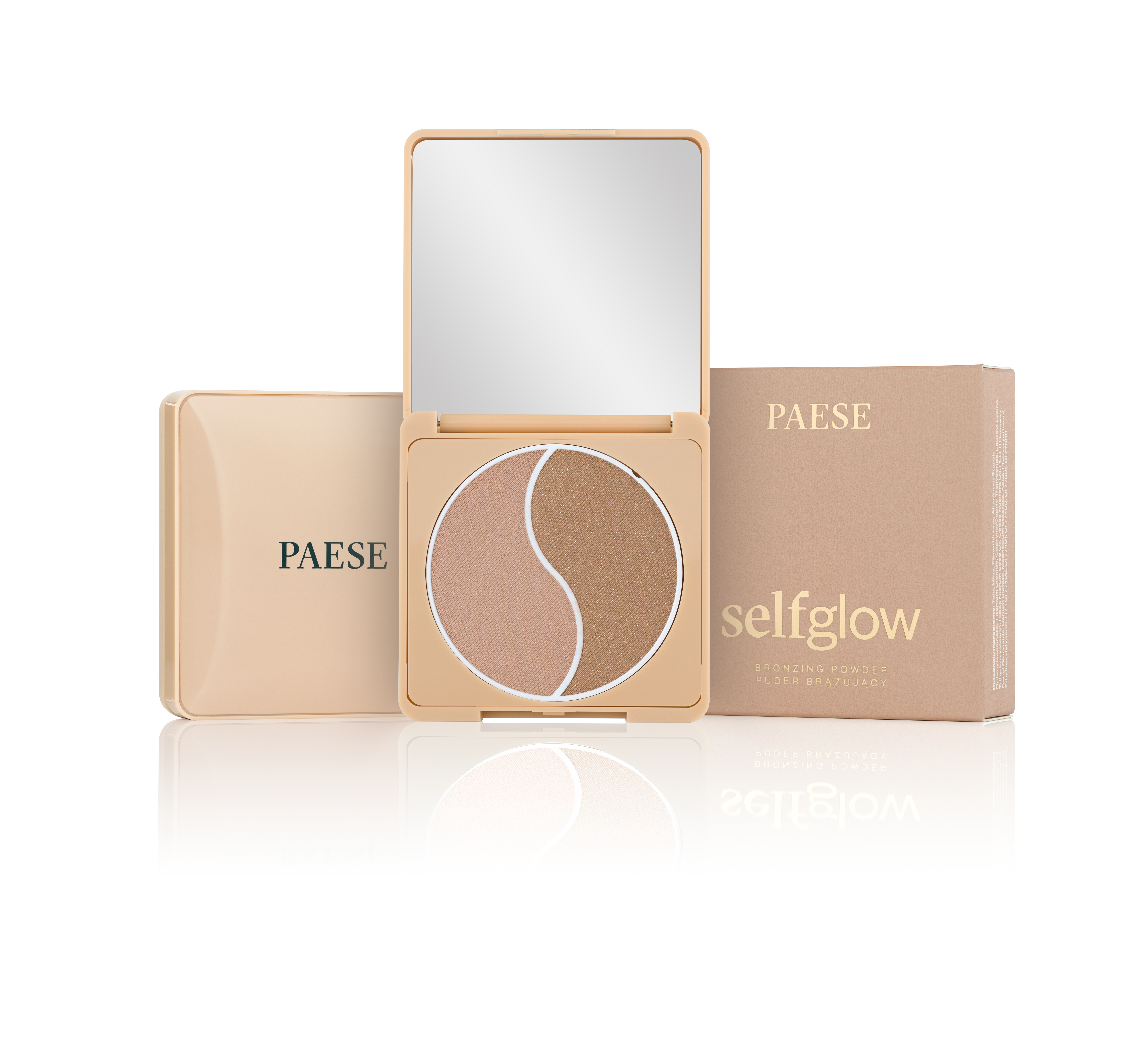 PAESE Self Glow Bronzing Powder 6g بيز برونزر خفيف يمنح البشرة توهجاً شمسياً طبيعياً