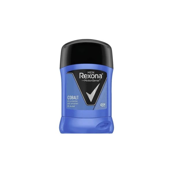 REXONA MEN MOTIONSENSE Cobalt Anti-perspirant 48h Deodorant ريكسونا مزيل عرق يمنح حماية 72 ساعة، برائحة رجولية وانتعاش مستمر