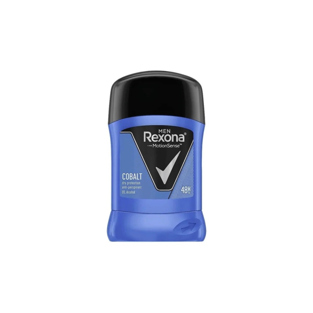 REXONA MEN MOTIONSENSE Cobalt Anti-perspirant 48h Deodorant ريكسونا مزيل عرق يمنح حماية 72 ساعة، برائحة رجولية وانتعاش مستمر