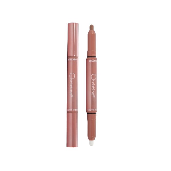 CHRISTINE CONTOUR & HIGHLIGHTER 2 in 1 PEN - 01  كرستين قلم اضاءة وكونتور للبشرة