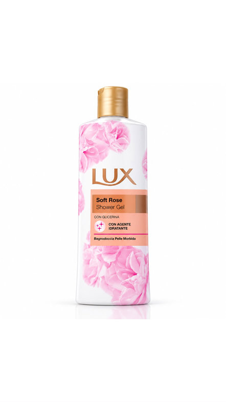 LUX SOFT ROSE SHOWER GEL لوكاس غسول منظف للجسم بخلاصة الورد الناعم